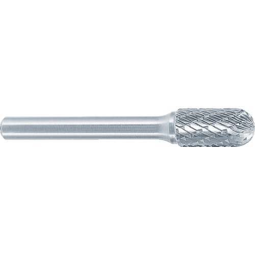 トラスコ中山 スーパー スーパー超硬バー シャンク径6mm(先丸円筒型)シングルカット(刃径:19.0) 321-6641 (ご注文単位1本) 【直送品】