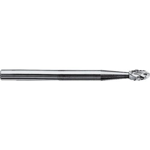 トラスコ中山 スーパー スーパー超硬バー オール超硬タイプ 卵型(シングルカット)刃径:3.0mm 刃長:5.5mm 軸径:3.0mm 321-7540 (ご注文単位1本) 【直送品】