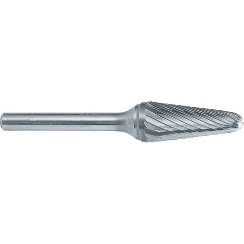 トラスコ中山 スーパー スーパー超硬バー シャンク径6mm（テーパー型）ダブルカット（刃径：19.0） 321-7795  (ご注文単位1本) 【直送品】