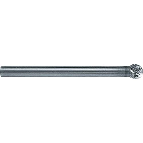 トラスコ中山 スーパー スーパー超硬バー オール超硬タイプ 球型(シングルカット)刃径:4.0mm 刃長:3.4mm 軸径:3.0mm 321-8015 (ご注文単位1本) 【直送品】