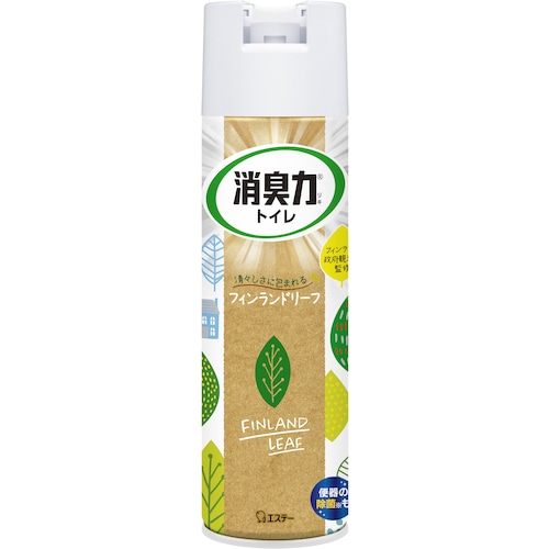 トラスコ中山 エステー トイレの消臭力スプレー フィンランドリーフ 522-6822 (ご注文単位1本) 【直送品】