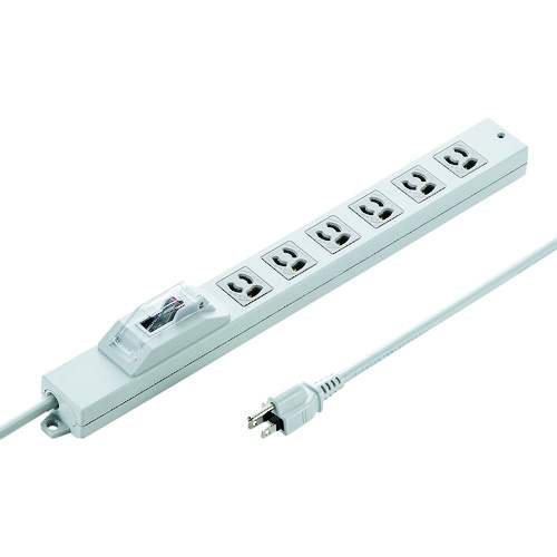 トラスコ中山 SANWA 安全ブレーカータップ 203-3297  (ご注文単位1本) 【直送品】