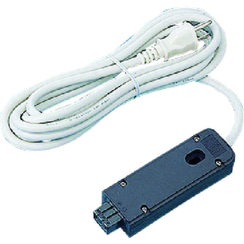 トラスコ中山 SANWA 15Aコンセントバー用コネクタ（VCTFコード3m耐トラッキングプラグ付） 203-1368  (ご注文単位1本) 【直送品】