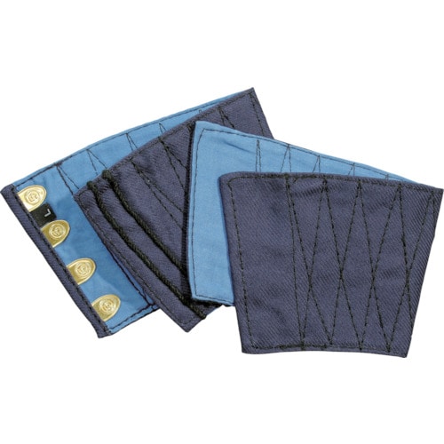 トラスコ中山 丸五 手甲(4枚馳) 藍 大 786-1508 (ご注文単位1足) 【直送品】