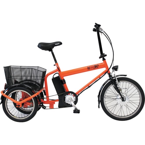 トラスコ中山 TRUSCO 電動アシストノーパンク三輪自転車 “ハザードランナー トライアシスト” 596-8817 (ご注文単位1台) 【直送品】