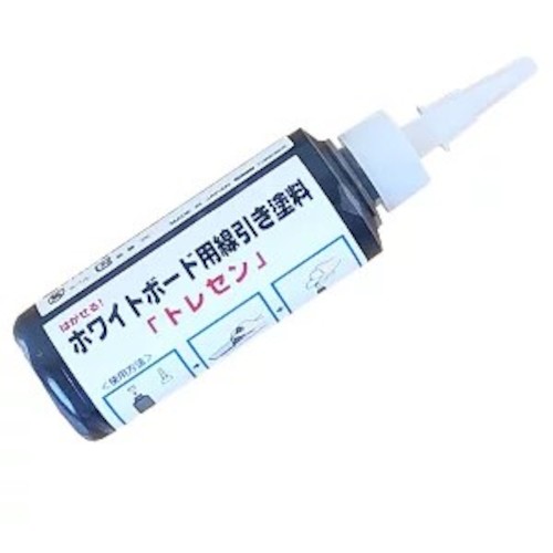 トラスコ中山 サンケー ホワイトボード罫線マーカー トレセン30ml 100m 黒 473-4270 (ご注文単位1本) 【直送品】
