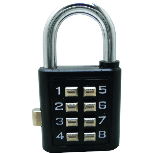 トラスコ中山 WAKI プッシュボタンロック 135-8557 (ご注文単位1個) 【直送品】