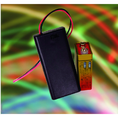 トラスコ中山 ELPA SW付カバー付電池ボックス9V 100-0035 (ご注文単位1個) 【直送品】