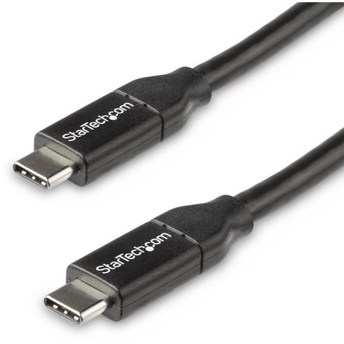 トラスコ中山 スターテック USB-Cケーブル/50cm/USB 2.0/480Mbps/Type-C - Type-C/100W/オス-オス 539-8545 (ご注文単位1袋) 【直送品】