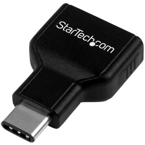 トラスコ中山 スターテック USB変換アダプター/A-C/USB 3.0/5Gbps/メス・オス/ブラック 493-2957 (ご注文単位1袋) 【直送品】