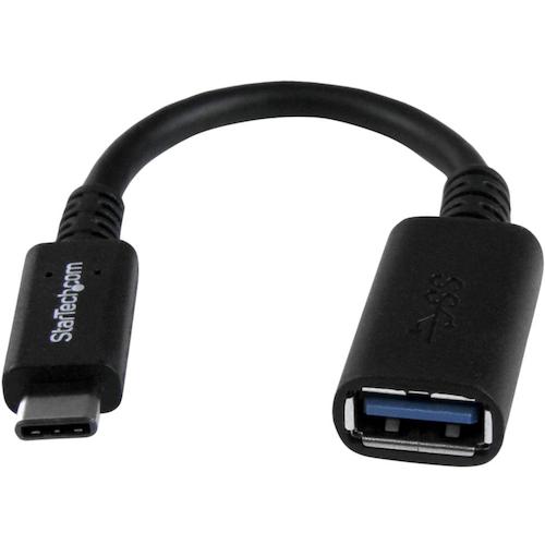 トラスコ中山 スターテック USBケーブル/A-C/15m/USB 3.0/5Gbps/メス・オス/ブラック 492-9824 (ご注文単位1袋) 【直送品】