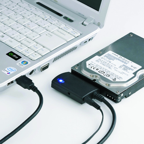 トラスコ中山 SANWA SATA-USB3.0変換ケーブル 203-2668 (ご注文単位1個) 【直送品】