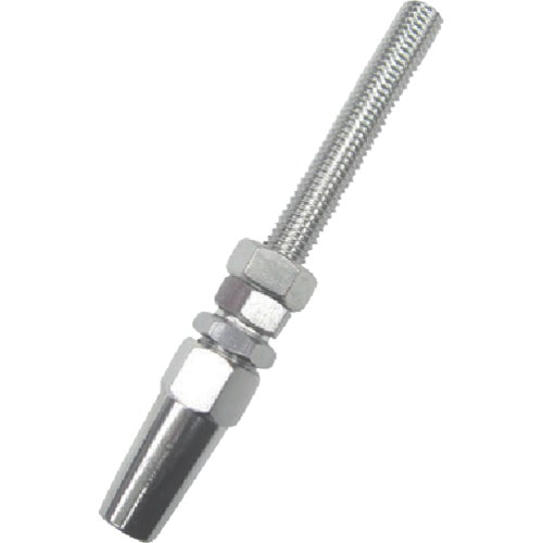 トラスコ中山 水本 ジョイント ステンレス ロックターミナルボルト 適合ワイヤ径6mm 849-3171 (ご注文単位1個) 【直送品】