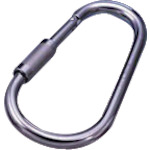 トラスコ中山 水本 リングキャッチ ステンレス カラビナジャンボ(環付) 線径12mm 長さ169mm 849-3220 (ご注文単位1個) 【直送品】