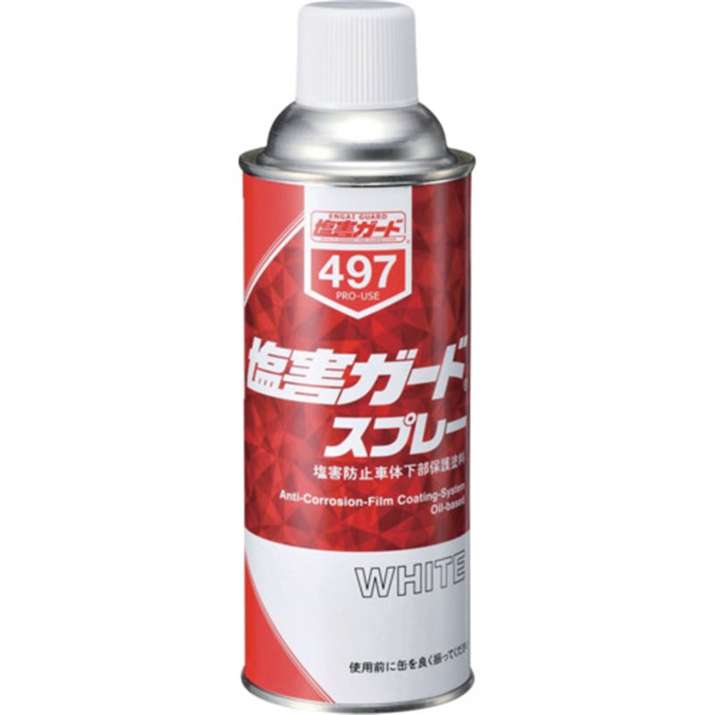 イチネンケミカルズ 塩害ガード スプレー白 420mL 1本(ご注文単位1本)【直送品】