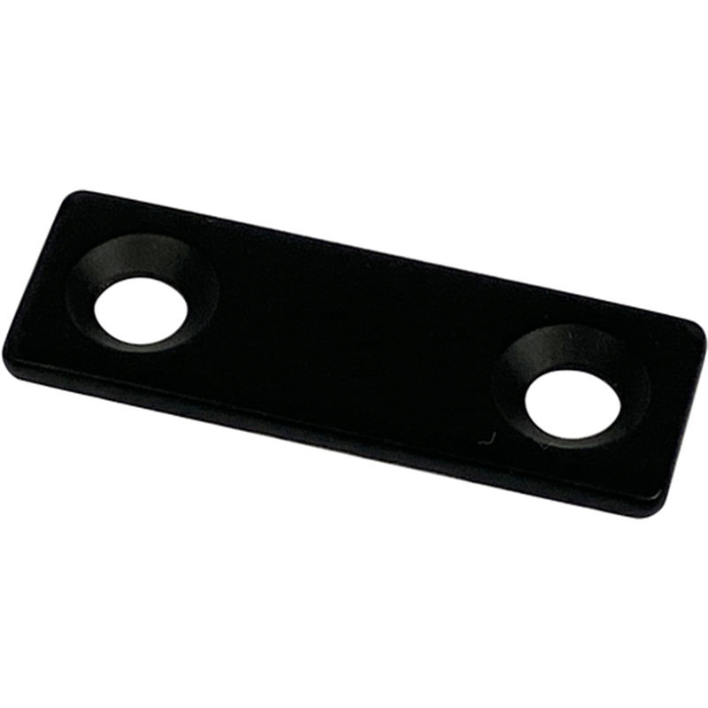 DAIDOHANT ダイドーハント スリムサポート 一文字 黒(ブラック) (a)35×(b)12×(t)2mm (1個) 1個(ご注文単位1個)【直送品】