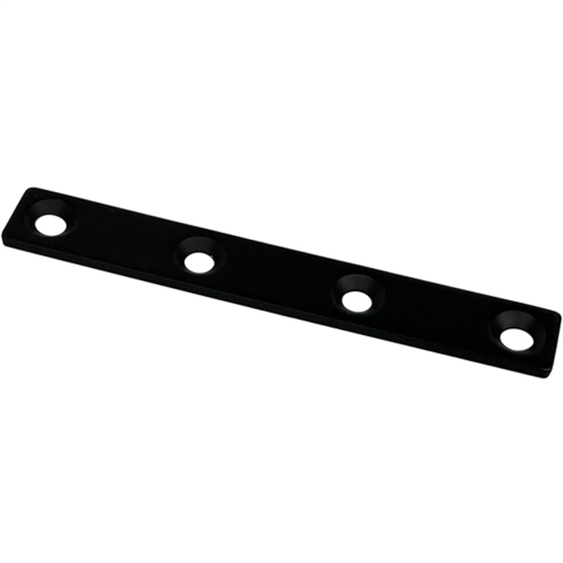 DAIDOHANT ダイドーハント スリムサポート 一文字 黒(ブラック) (a)85×(b)12×(t)2mm (1個) 1個(ご注文単位1個)【直送品】