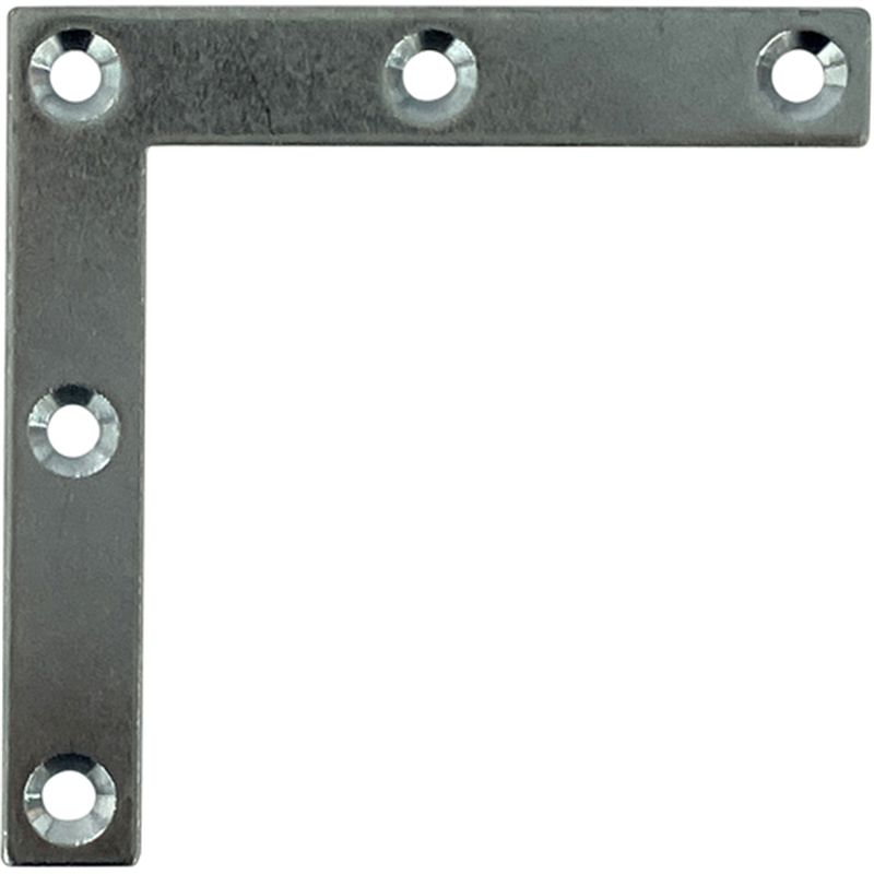DAIDOHANT ダイドーハント スリムサポート L字フラット ユニクロ(シルバー) (a)75×(b)12×(t)2mm (1個) 1個(ご注文単位1個)【直送品】