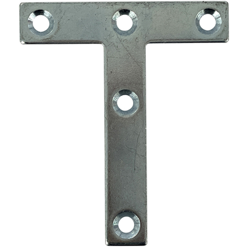 DAIDOHANT ダイドーハント スリムサポート T字フラット ユニクロ(シルバー) (a)70×(b)12×(c)60×(t)2mm (1個) 1個(ご注文単位1個)【直送品】