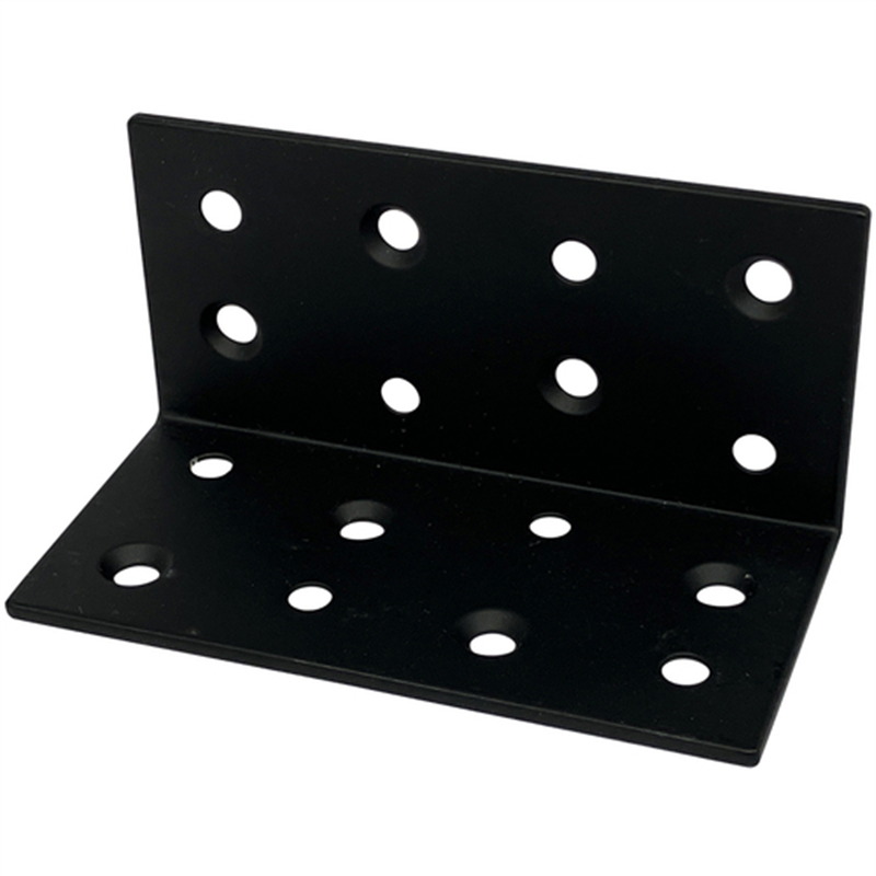 DAIDOHANT ダイドーハント スリムサポート 棚受(L型・内外皿) 黒(ブラック) (a)80×(b)40×(t)2mm (1個) 1個(ご注文単位1個)【直送品】