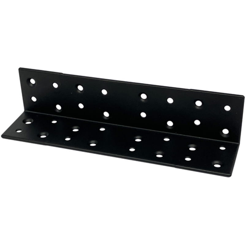 DAIDOHANT ダイドーハント スリムサポート 棚受(L型・内外皿) 黒(ブロック) (a)170×(b)40×(t)2mm (1個) 1個(ご注文単位1個)【直送品】