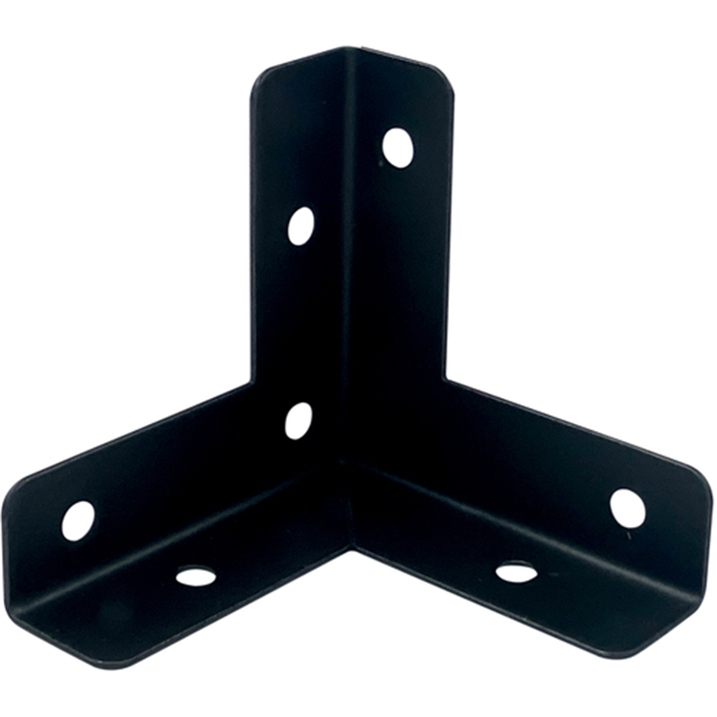 DAIDOHANT 三方面補強金物 (2枚入) ブラック 46 1個(ご注文単位1個)【直送品】
