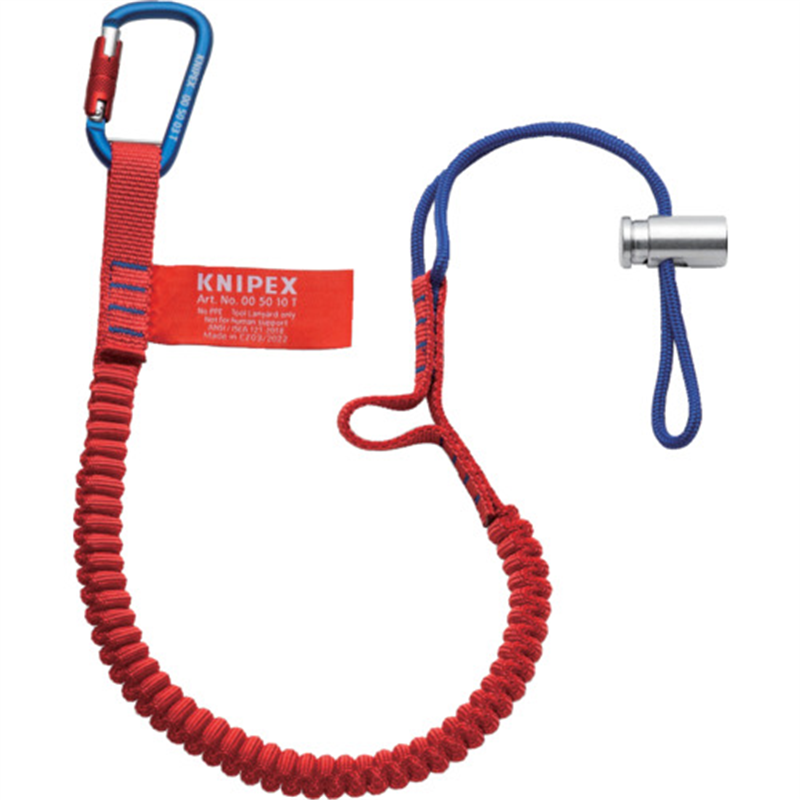 KNIPEX 落下防止ランヤード(カラビナ付き) 6.0kg 1セット(ご注文単位1セット)【直送品】