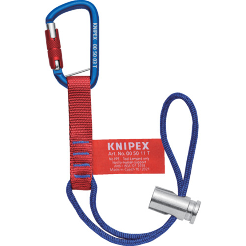 KNIPEX 落下防止アダプターループ(カラビナ付き)6.0kg 1セット(ご注文単位1セット)【直送品】