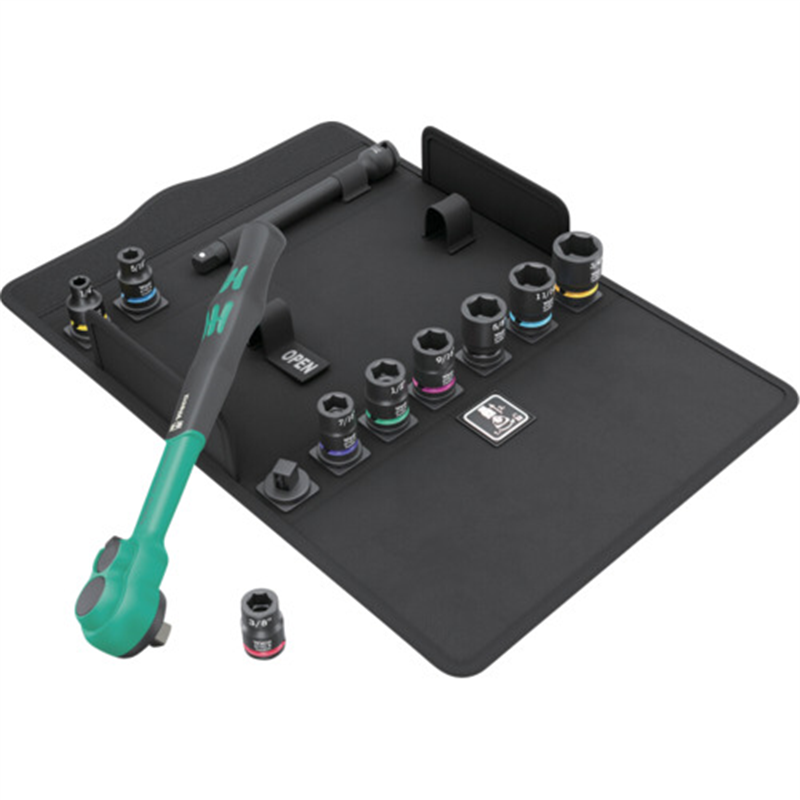 Wera 8100SB 13 サイクロップ コンフォートラチェットセット 反転レバー 9.5ミリ､ インチサイズ 1セット（ご注文単位1セット）【直送品】