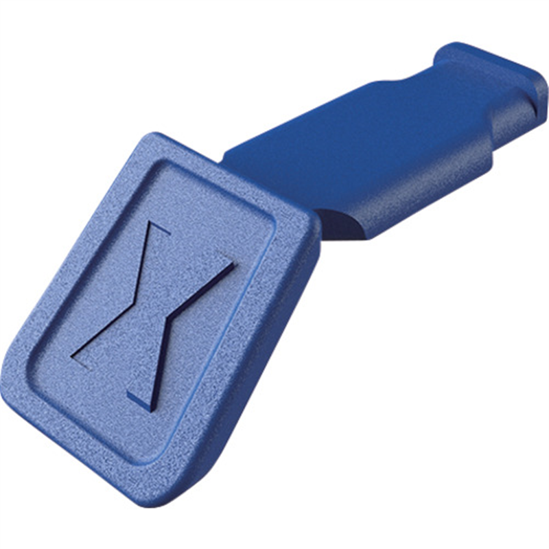 KNIPEX カラーコードクリップ ブルー(10ピース入り) 1箱（ご注文単位1箱）【直送品】