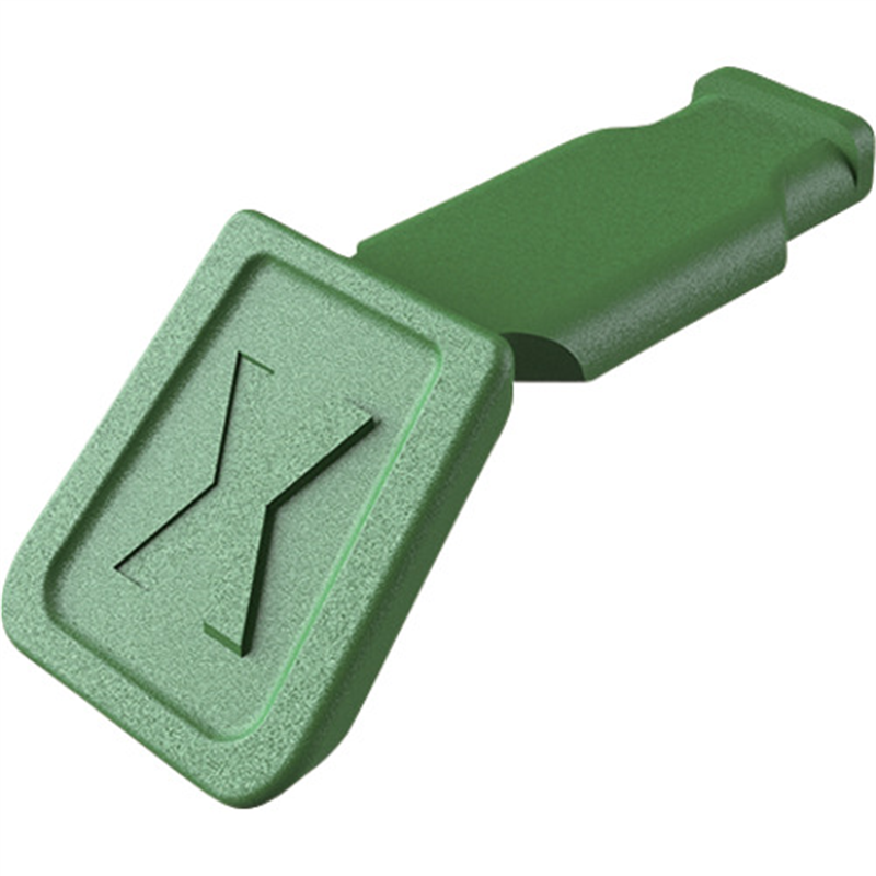KNIPEX カラーコードクリップ グリーン(10ピース入り) 1箱（ご注文単位1箱）【直送品】