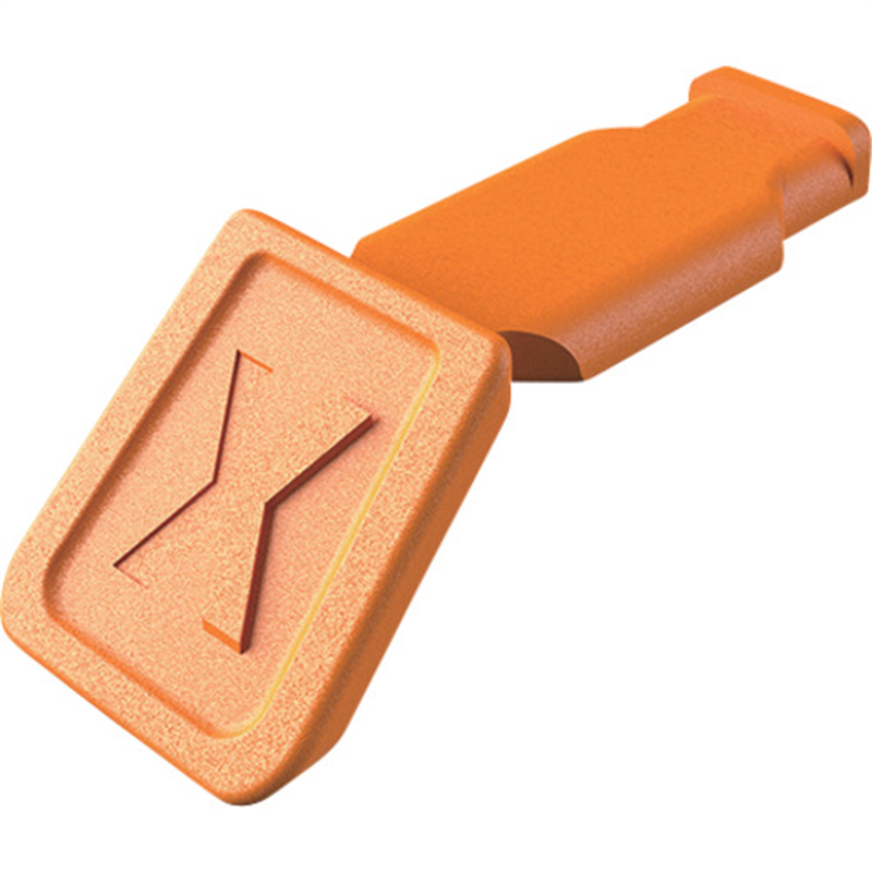 KNIPEX カラーコードクリップ オレンジ(10ピース入り) 1箱（ご注文単位1箱）【直送品】