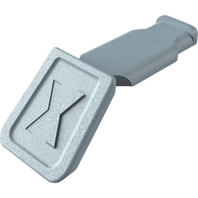 KNIPEX カラーコードクリップ グレー(10ピース入り) 1箱（ご注文単位1箱）【直送品】