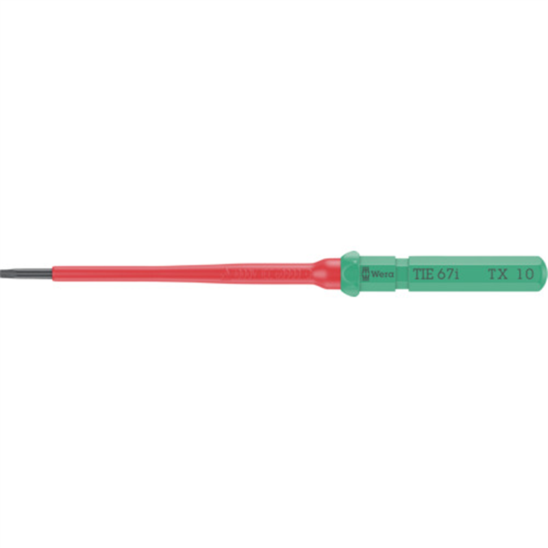 Wera クラフトフォームVDE電気工事用交換用絶縁ブレード トルクス10X157 1本（ご注文単位1本）【直送品】