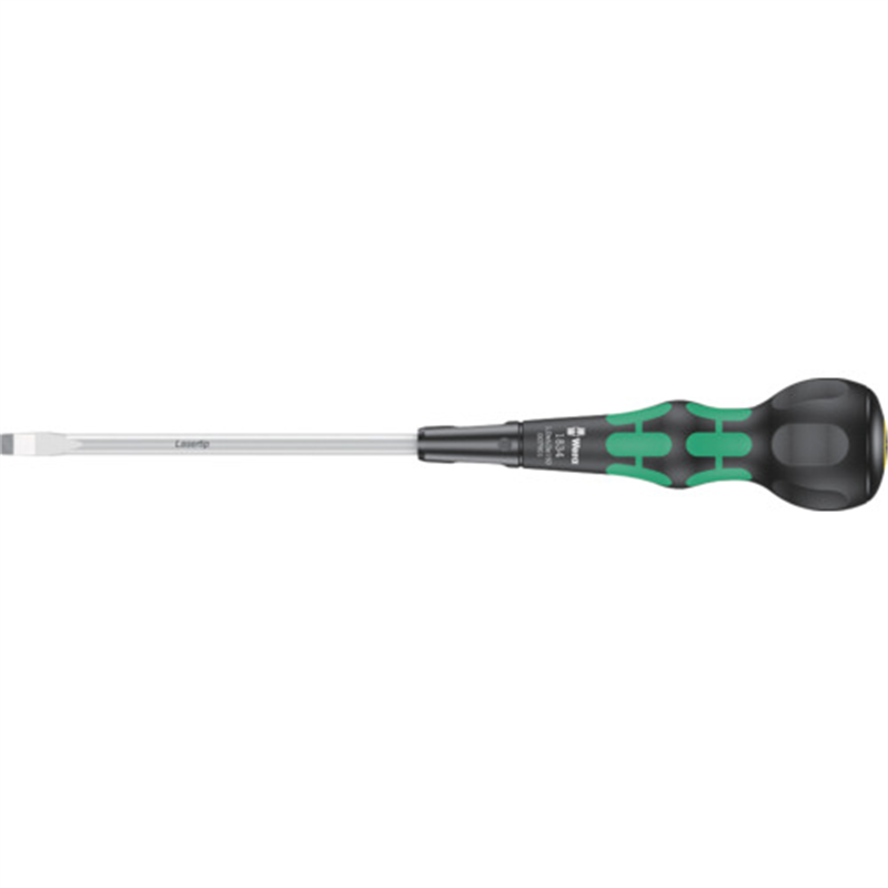 Wera 1834クラフトフォームボールグリップスロット付きドライバー 1.0X6.0X150mm 1本（ご注文単位1本）【直送品】