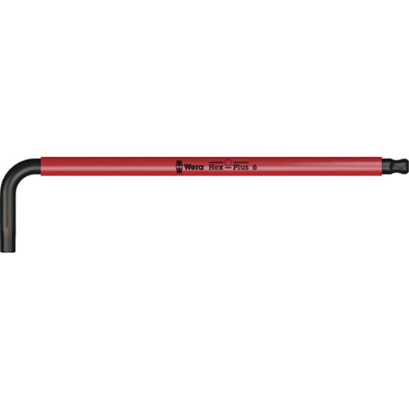 Wera 950 SPKL Hex-Plus ホールディングファンション ヘックスプラス六角レンチ 6,0 rot 1個（ご注文単位1個）【直送品】
