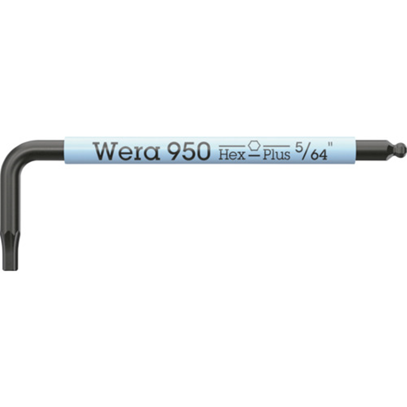 Wera 950SPKSマルチカラー 六角レンチ 5/64インチ 1本(ご注文単位1本)【直送品】