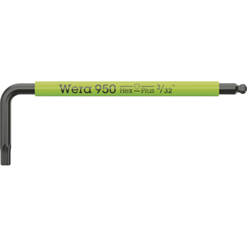 Wera 950SPKSマルチカラー 六角レンチ 3/32インチ 1本（ご注文単位1本）【直送品】