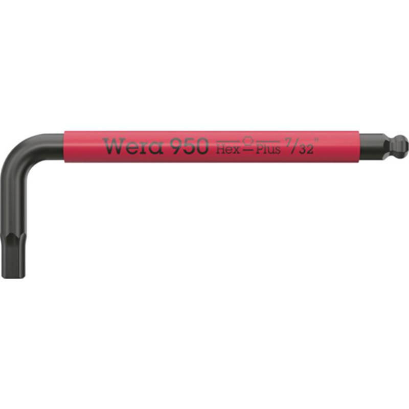 Wera 950SPKSマルチカラー 六角レンチ 7/32インチ 1本(ご注文単位1本)【直送品】