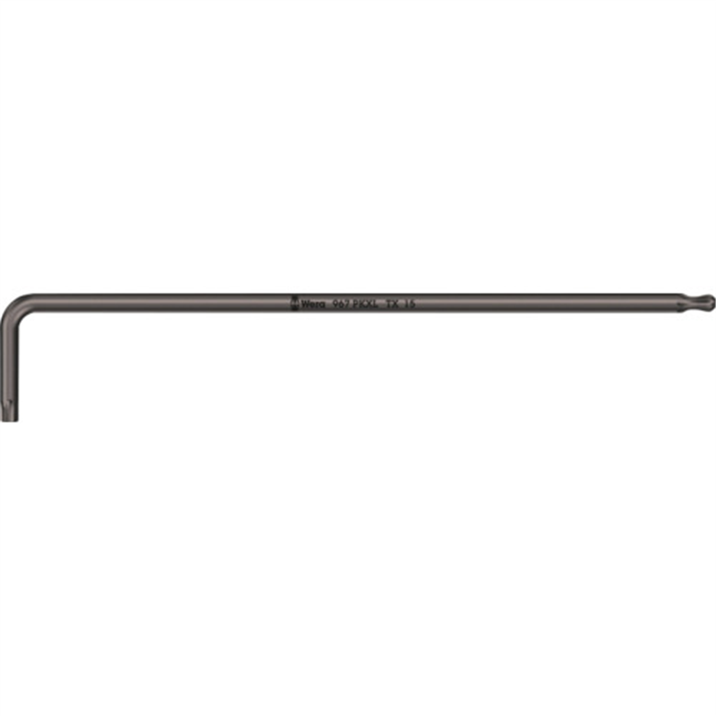 Wera 967PKXL ブラックレーザーL型トルクスレンチ TX15X123 1本（ご注文単位1本）【直送品】