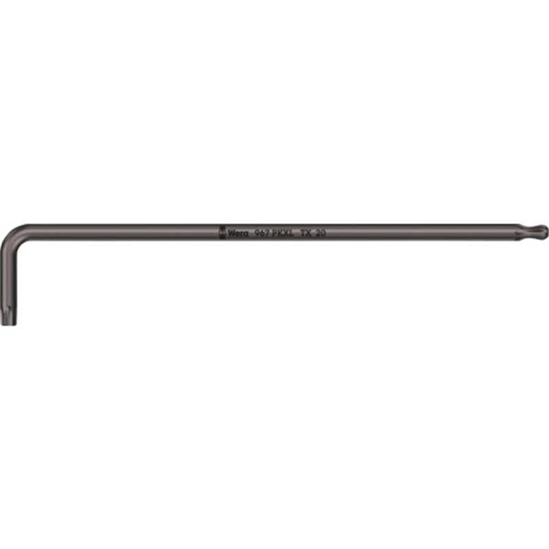 Wera 967PKXL ブラックレーザーL型トルクスレンチ TX20X137 1本（ご注文単位1本）【直送品】