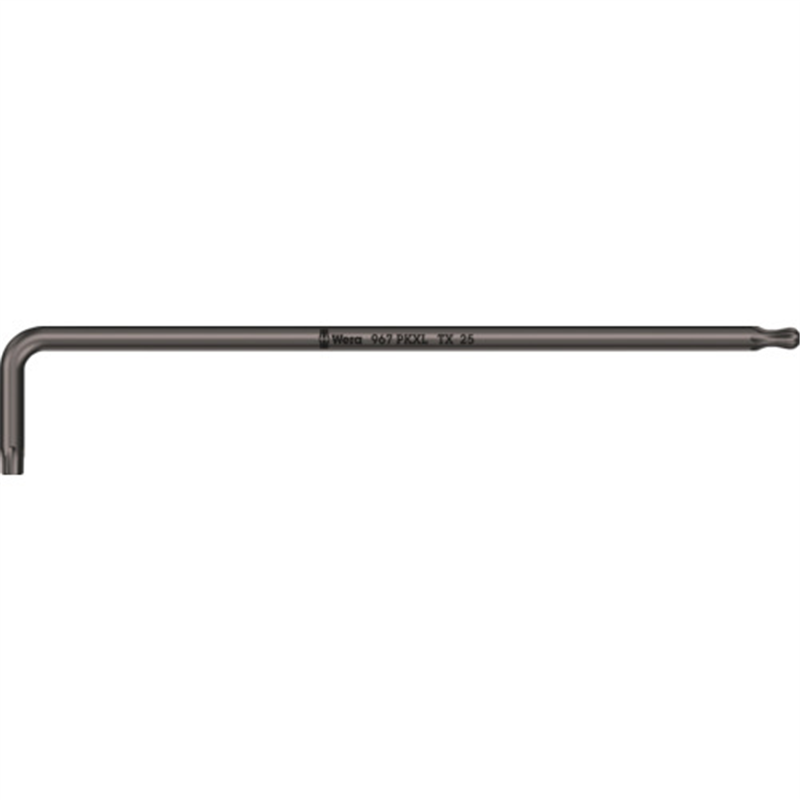 Wera 967PKXL ブラックレーザーL型トルクスレンチ TX25X154 1本（ご注文単位1本）【直送品】