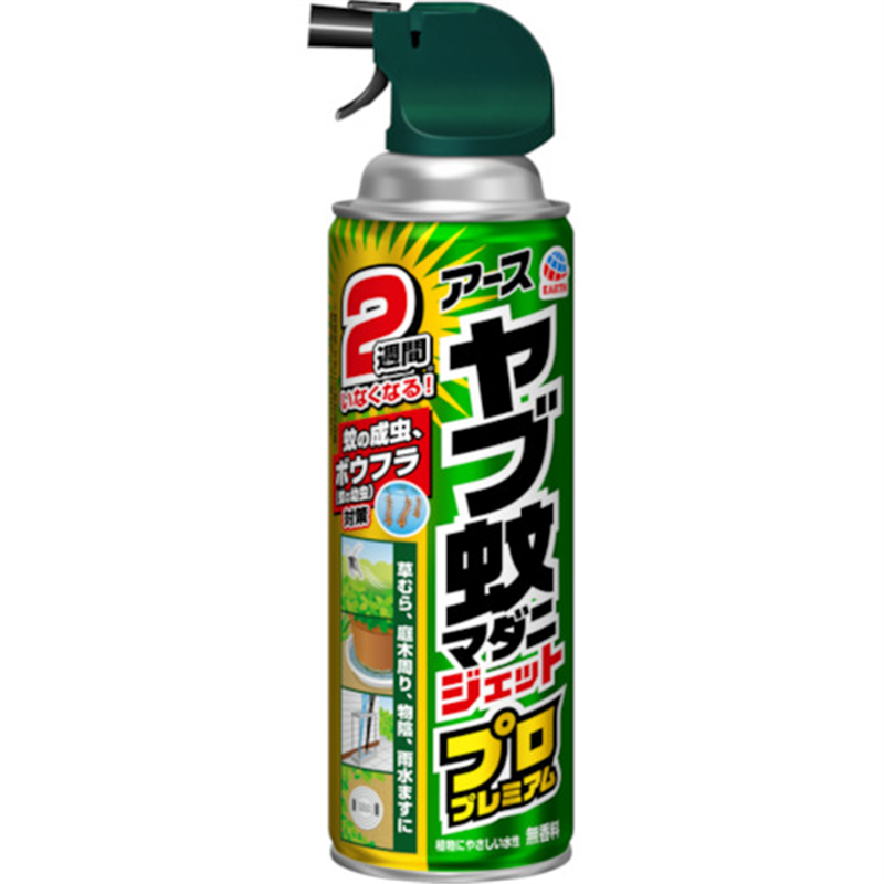 アース ヤブ蚊マダニジェット プロプレミアム450mL 1本(ご注文単位1本)【直送品】
