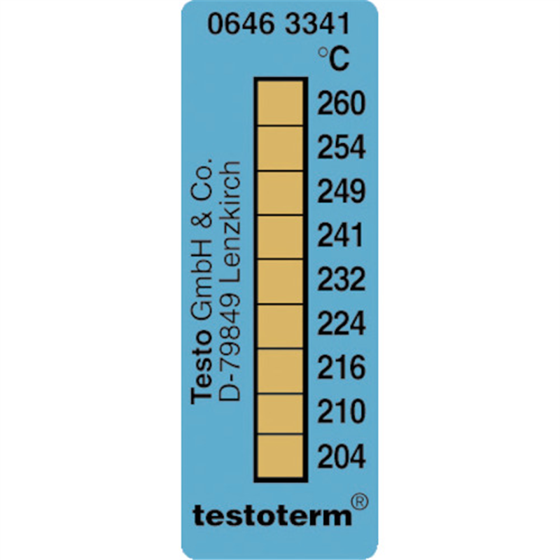 TESTO サーモメーター・テープ 1冊（ご注文単位1冊）【直送品】