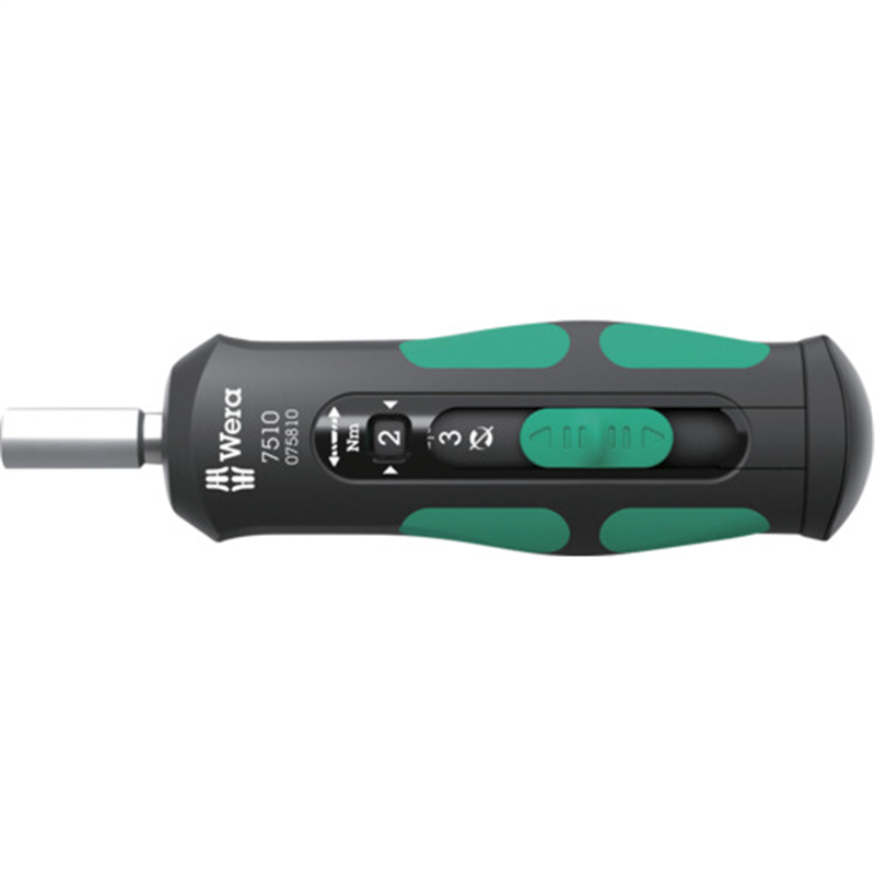 Wera 7510 差替式クラフトフォームセーフトルクドライバー､ 1-3Nm 1本（ご注文単位1本）【直送品】