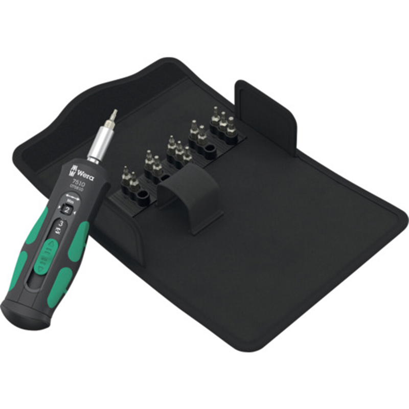 Wera 7510/14 差替式セーフトルクドライバー スピード 超硬チップ用ツールセット 1セット（ご注文単位1セット）【直送品】