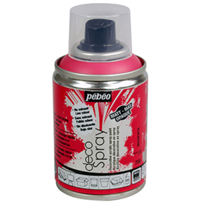 Pebeo デコスプレー 100ml マット色 マゼンタ 1本（ご注文単位1本）【直送品】