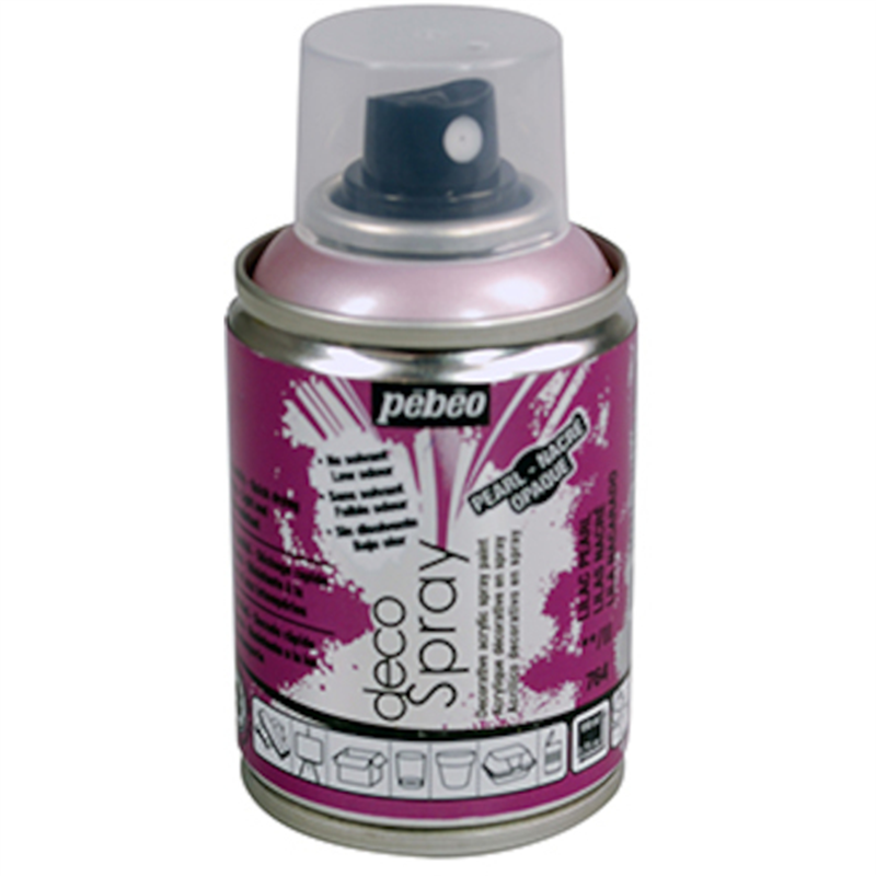 Pebeo デコスプレー 100ml マット色 パール色 ライラックパール 1本（ご注文単位1本）【直送品】