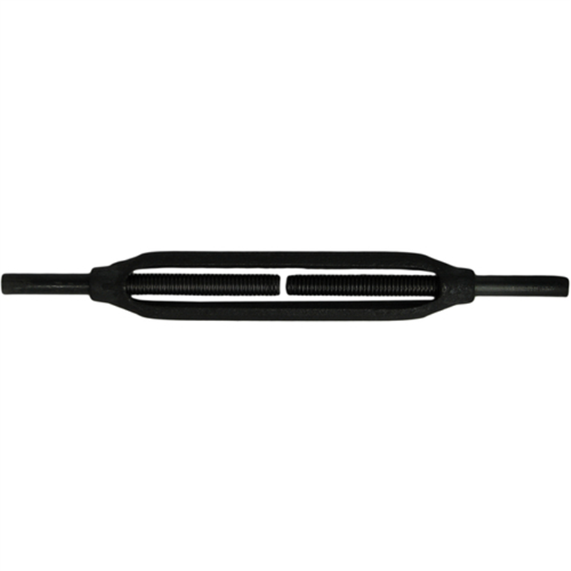 TAIYO 枠式ターンバックル ストレート 黒 16(1016471) 1個（ご注文単位1個）【直送品】