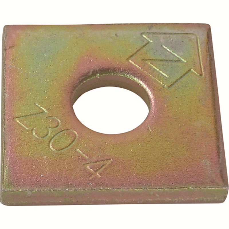 DAIDOHANT Zマーク 角座金 6×54 1枚（ご注文単位1枚）【直送品】